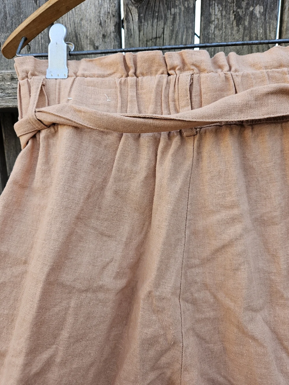 JL Wide Leg Paperbag Waist Pants in Peach Women's Size M - Picture 15 of 16